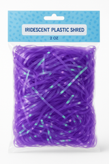 Iridescent Purple Plastic Easter Grass - 2 oz