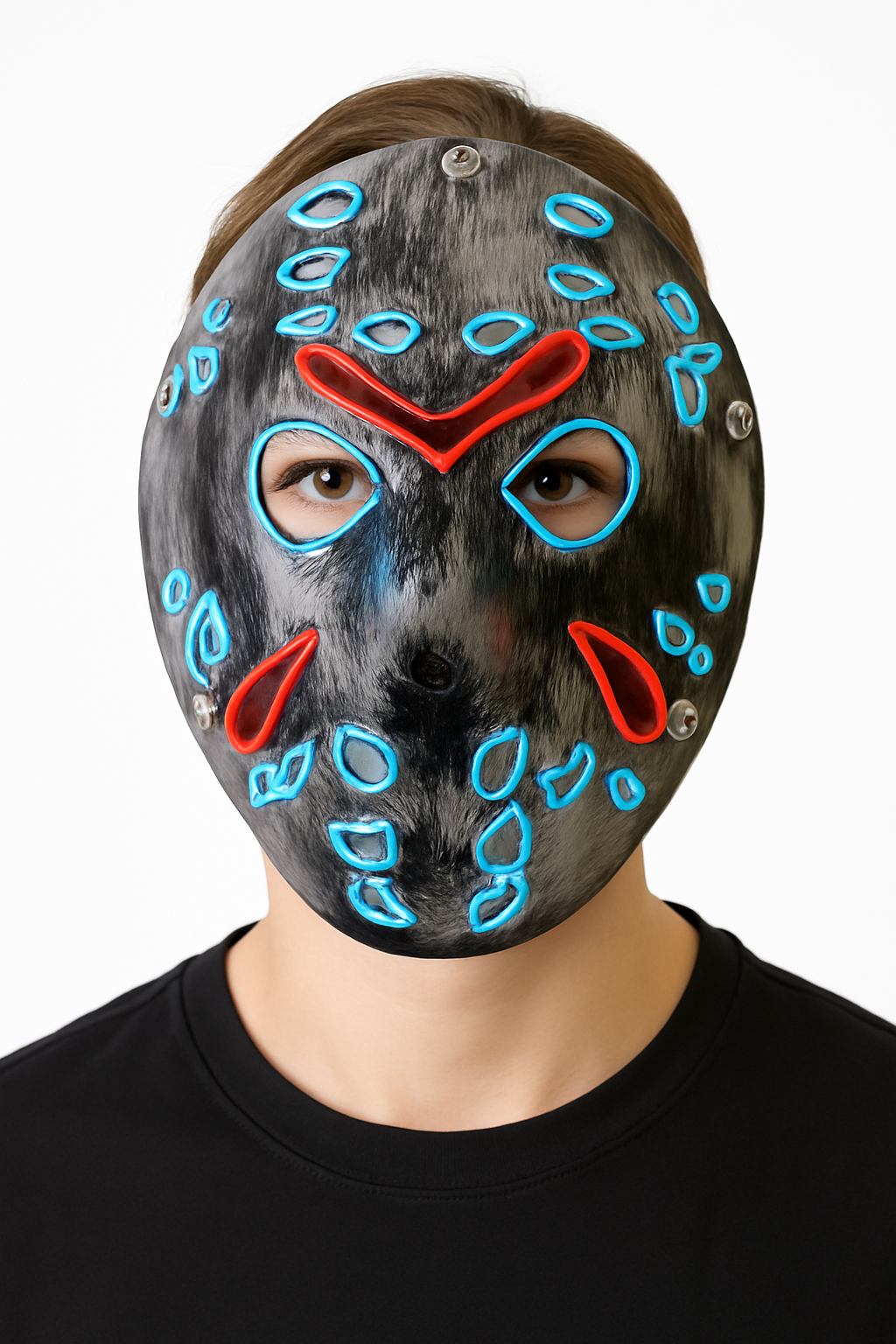 Halloween Light-Up Hockey Mask