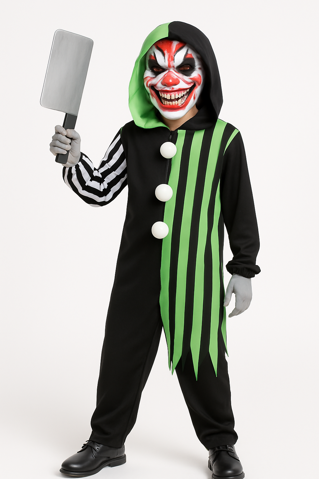 Kids' Sinister Clown Halloween Costume