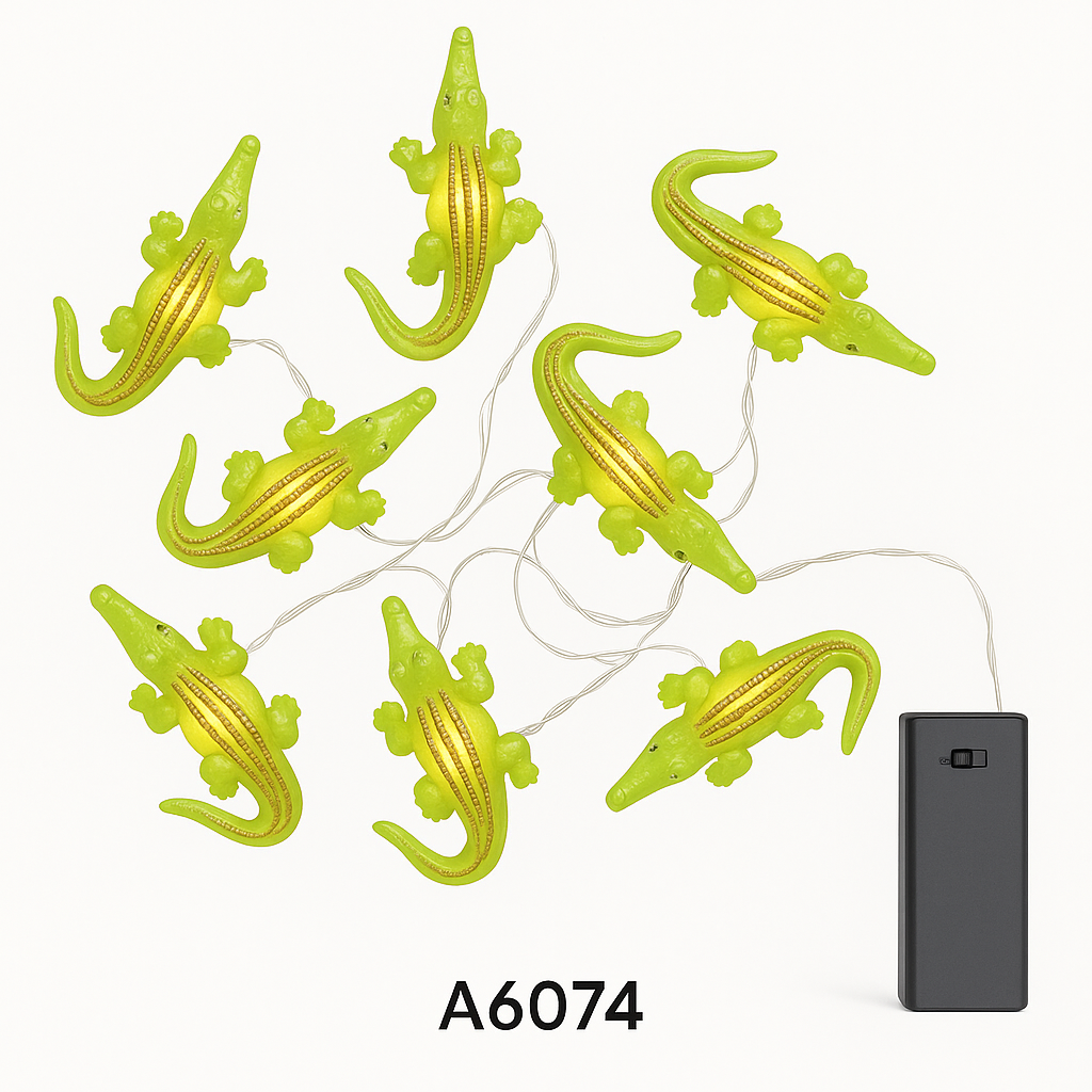 LED Alligator String Lights for Masquerade Decor