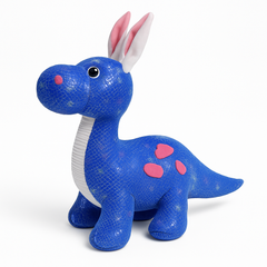 14" Sparkling Dino with Bunny Ears Plush Toy