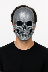Silver Skull Halloween Mask