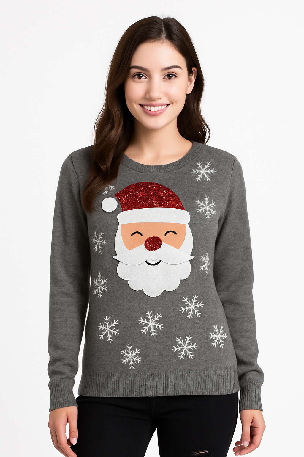 Women's Santa Ugly Christmas Sweater - Size S/M