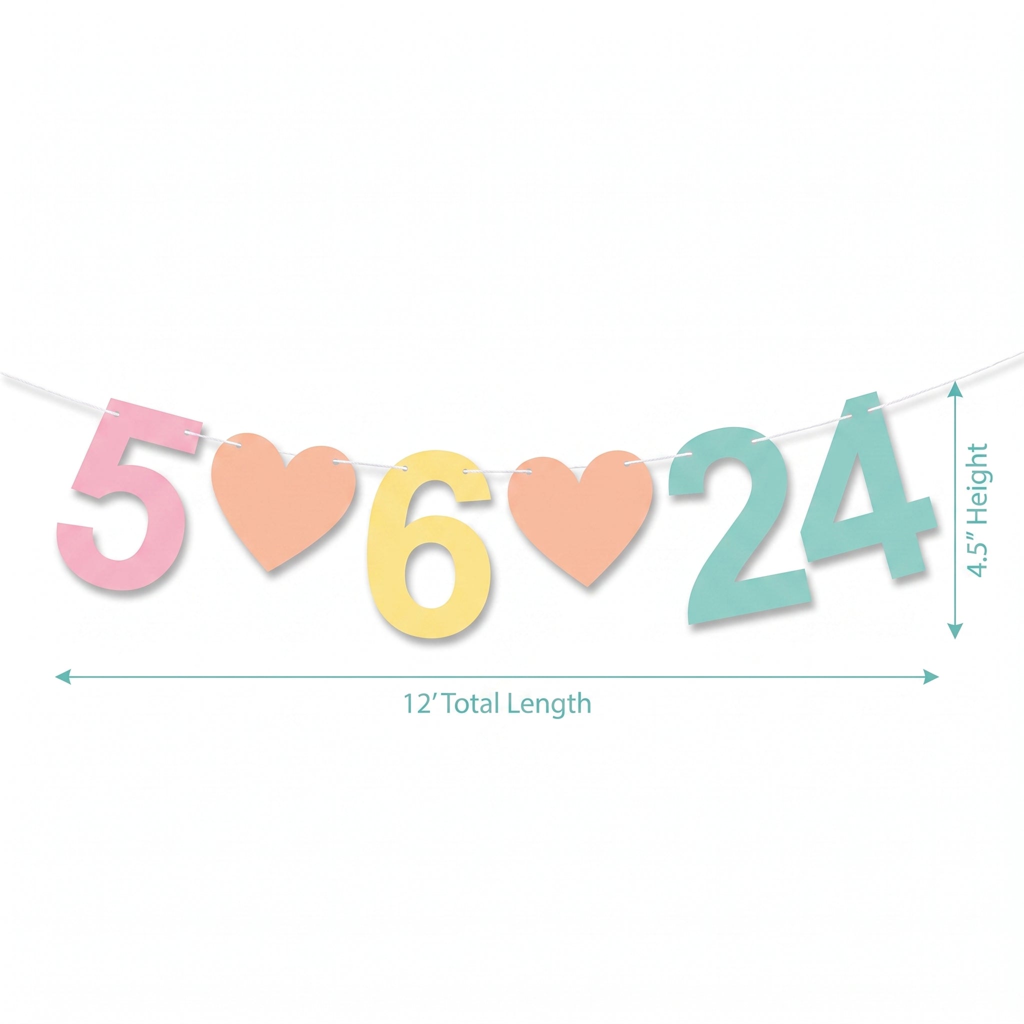 Customizable Due Date Baby Shower Banner