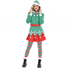 Adult Christmas Sassy Elf Costume