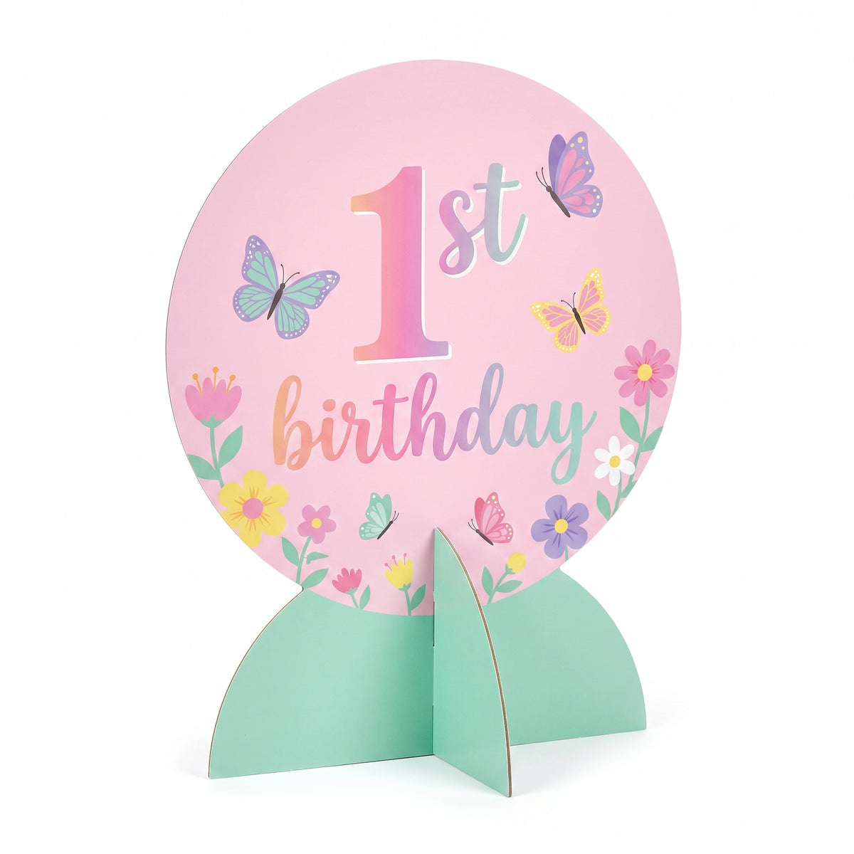 Butterfly Garden 1st Birthday Table Decoration