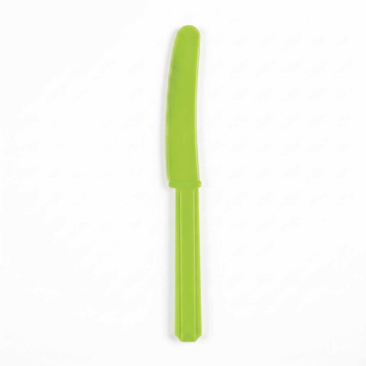 Lime Green Economy Plastic Knives - 7.5 in.