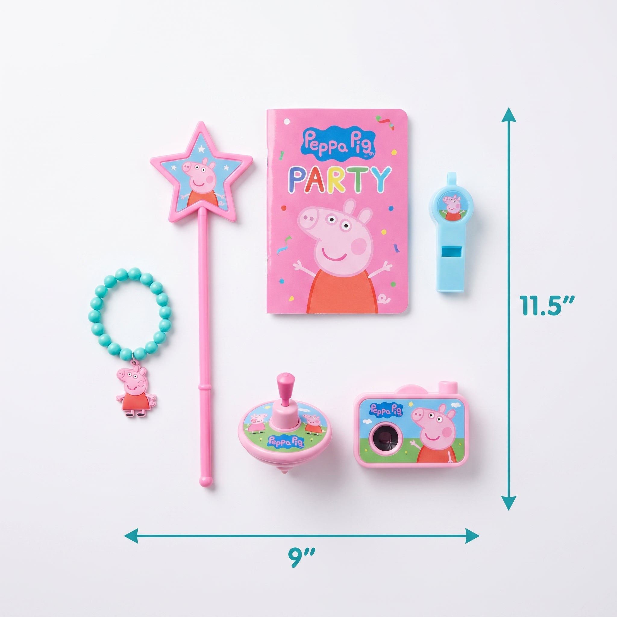 Peppa Pig Mega Mix Party Favor Pack - 48 Piece Set for Kids' Birthdays