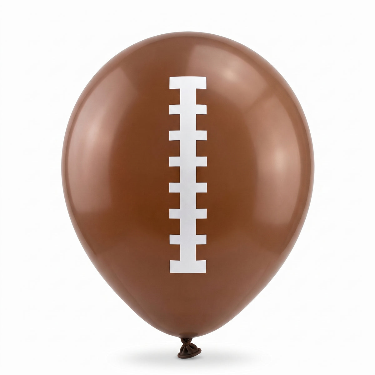 Football-Themed Latex Balloons, 12-Inch, 6-Pack