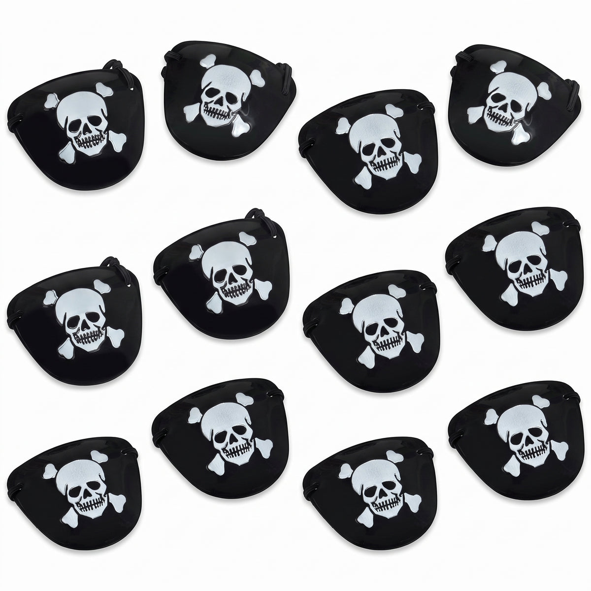 Pirate Eye Patches - 12 Pack Party Favors