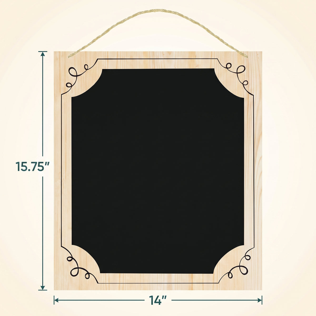 Rustic Wood Framed Large Chalkboard Sign