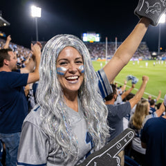 Long Glamorous Silver Wig - One Size