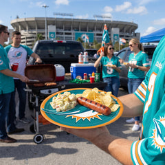 Miami Dolphins 9" Round Paper Plates