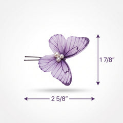 Enchanting Butterfly Faerie Hair Pins - Halloween Costume Accessory Pack