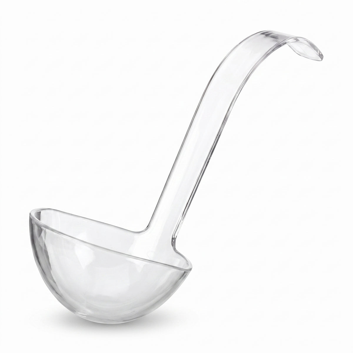 Clear 5 oz. Plastic Ladle for Catering