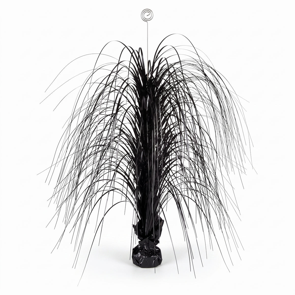 Black Metallic Spray Centerpiece - 28 In.