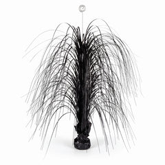 Black Metallic Spray Centerpiece - 28 In.
