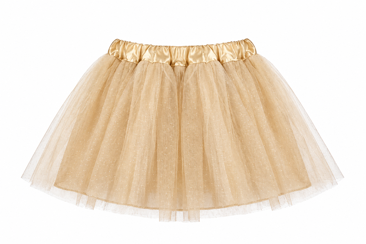 Sparkling Kids' Tutu Tulle Skirt - Assorted Colors, One Size