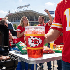 Kansas City Chiefs 18oz Plastic Tumbler Cup