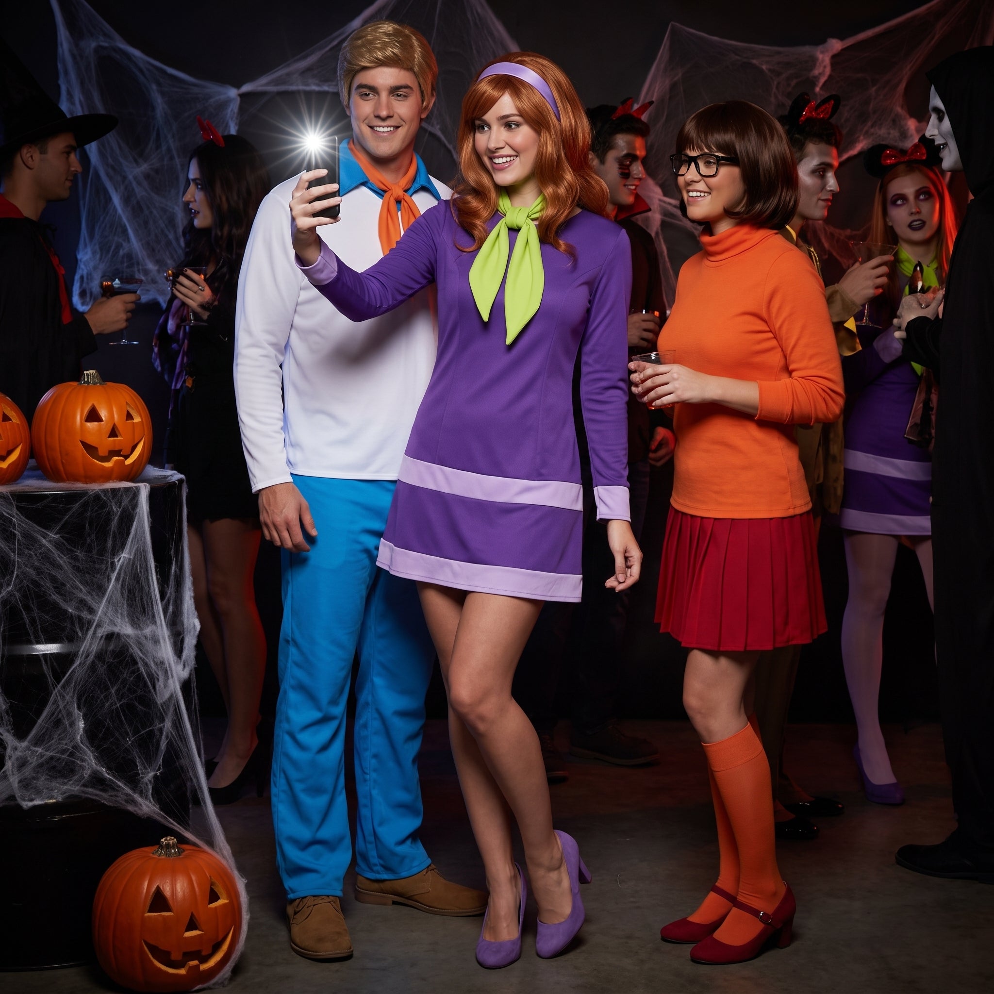 Daphne Costume L/XL - Scooby-Doo Halloween Edition