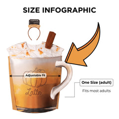 Men's Pumpkin Spice Latte Costume - Halloween Humor