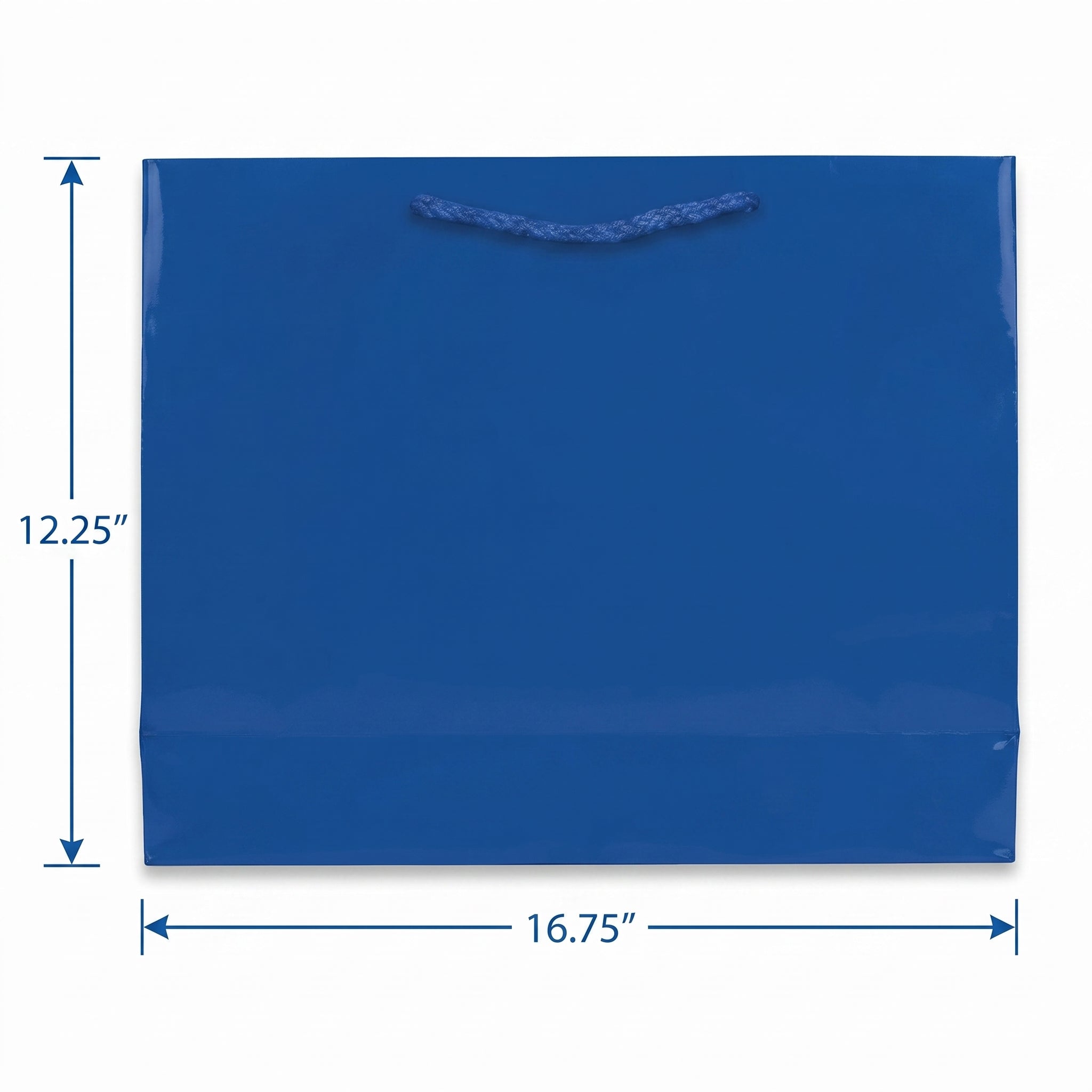 Extra Large Glossy Royal Blue Gift Bag