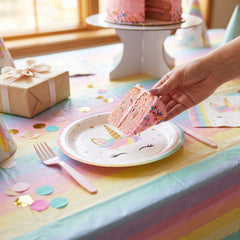 Enchanting Unicorn 6.75" Paper Plates - Set of 8