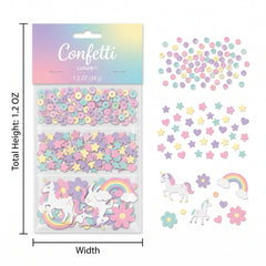 Enchanted Unicorn Confetti Pack - 1.2 oz, Birthday Magic