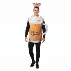 Men's Pumpkin Spice Latte Costume - Halloween Humor