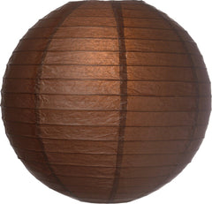 8in. Brown Paper Lantern