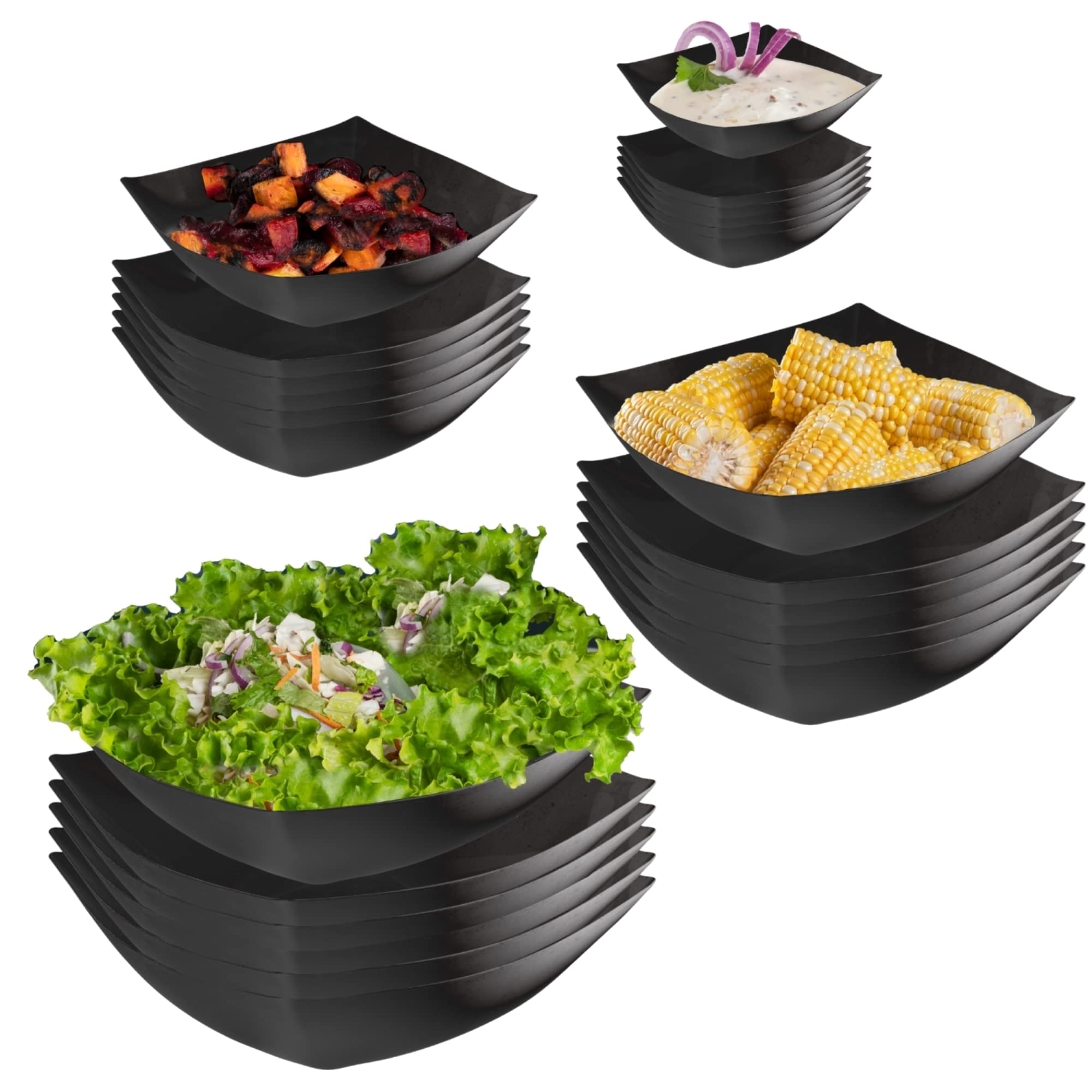 8 Oz. Convex Bowl | Black