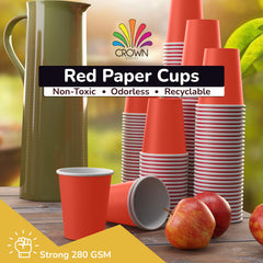 Little Gym - 9 Oz. Red Paper Cups - 100 Ct.