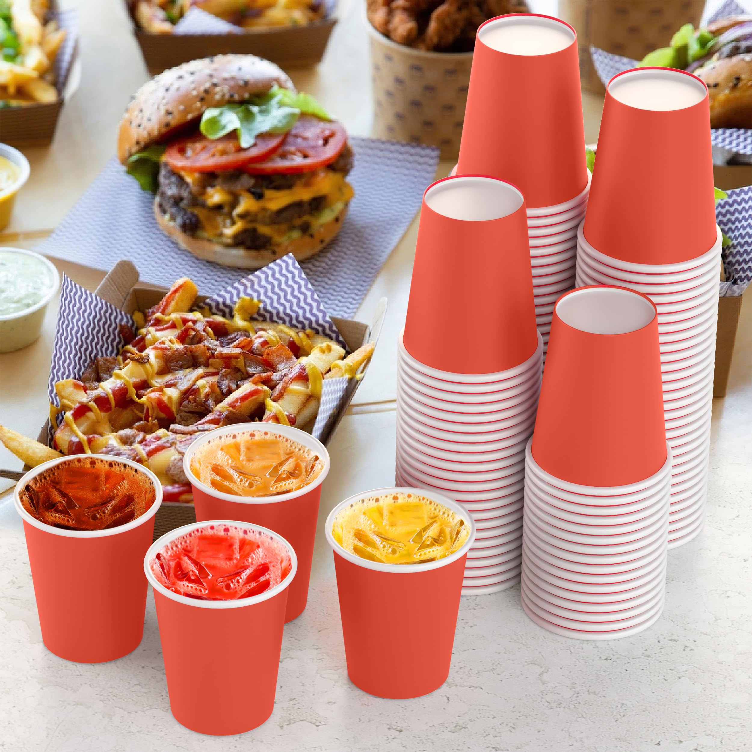 Unleashed - 9 Oz. Red Paper Cups - 100 Ct.