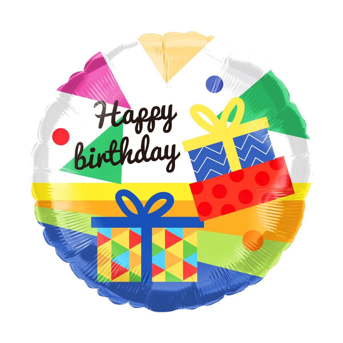 18 In. Happy Birthday Presents Balloon