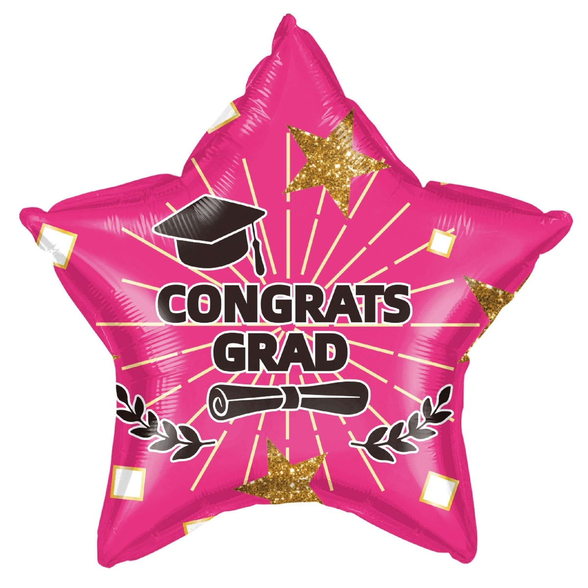 18" Congrats Grad Pink Balloon