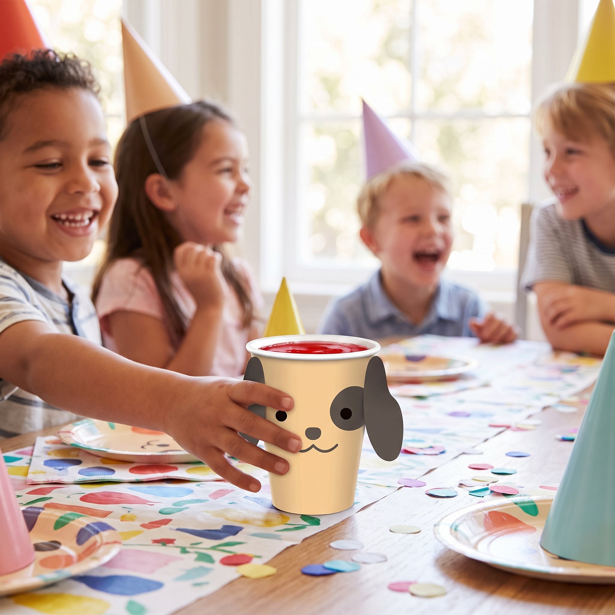 Puppy Party 9 oz. Paper Cups