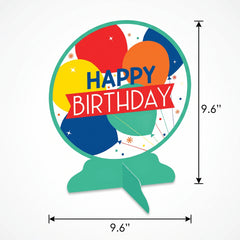 Colorful Balloon Fest Birthday Table Decoration