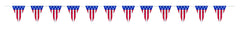 9 Ft. Patriotic Flag Garland