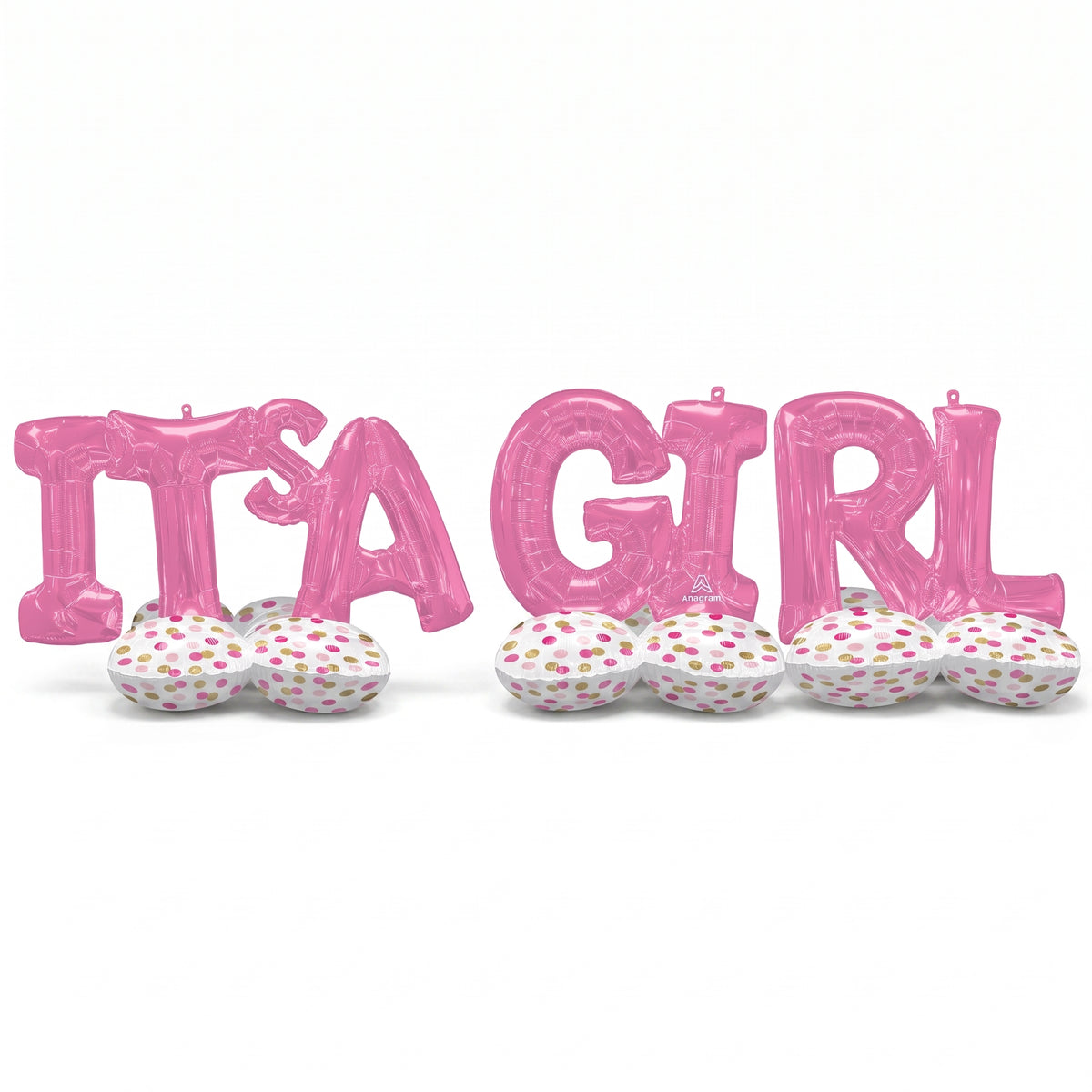 "It's a Girl" Airloonz Yard Balloon Kit