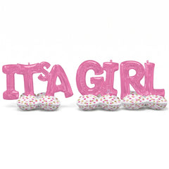 "It's a Girl" Airloonz Yard Balloon Kit