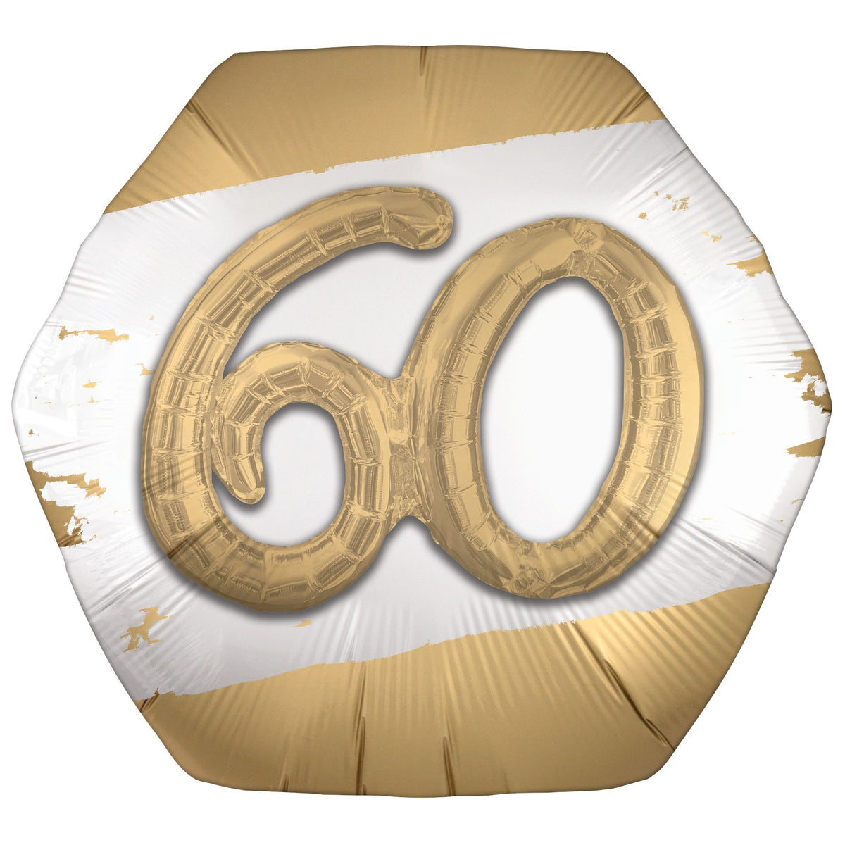 Golden Age 60th Birthday Foil Balloon