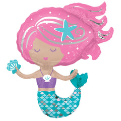 Shimmering Mermaid Super Shape Balloon