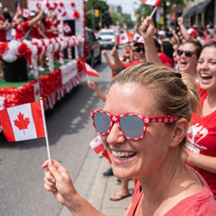Canada Day Maple Leaf Party Sunglasses, 6-Pack