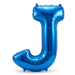 Royal Blue Letter J Foil Super Shape Balloon