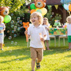 Get Wild Jungle Animal Bubble Tube Pack - 4 Pack Party Favors