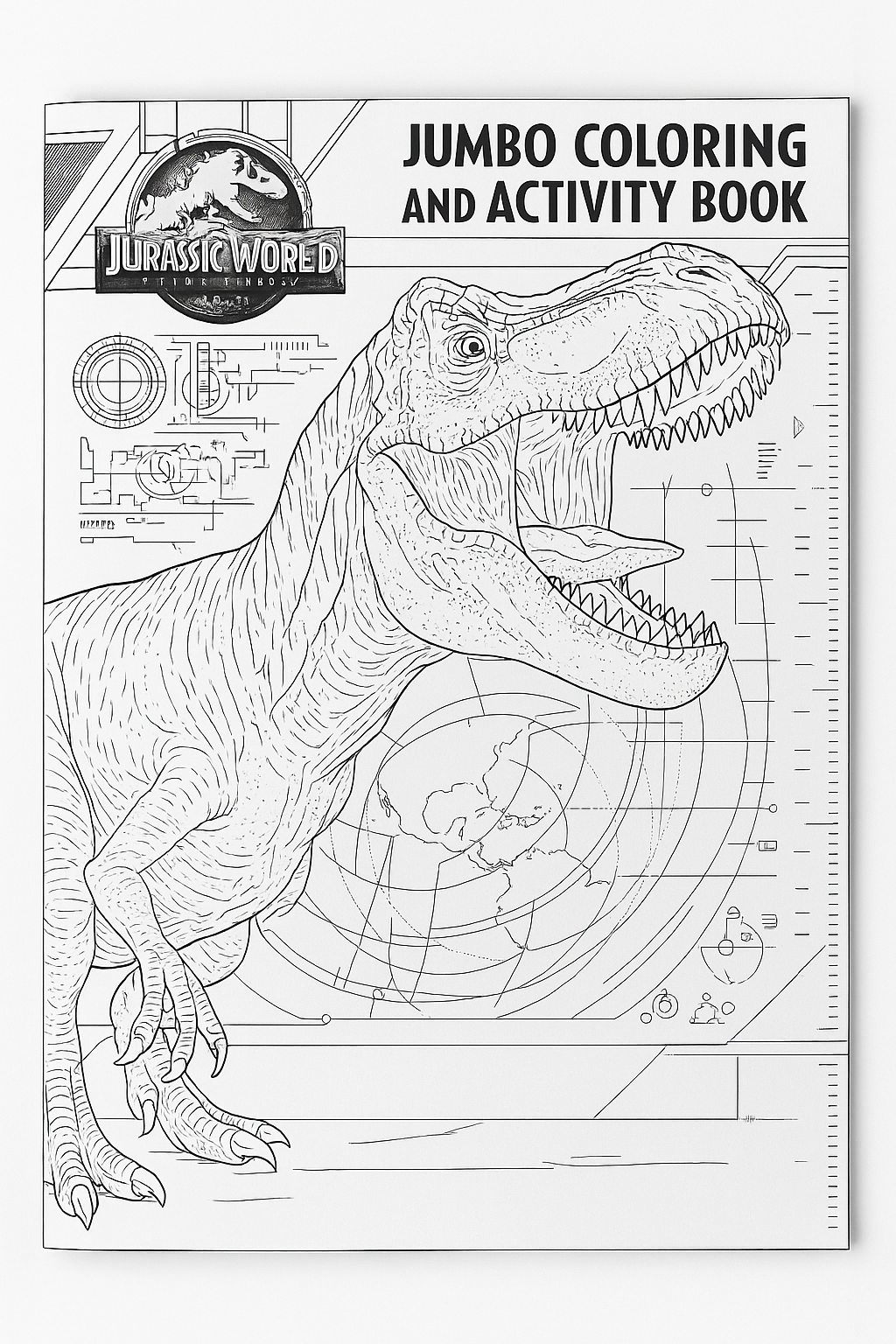 Jurassic World Coloring & Activity Book - 32 Pages for Endless Fun