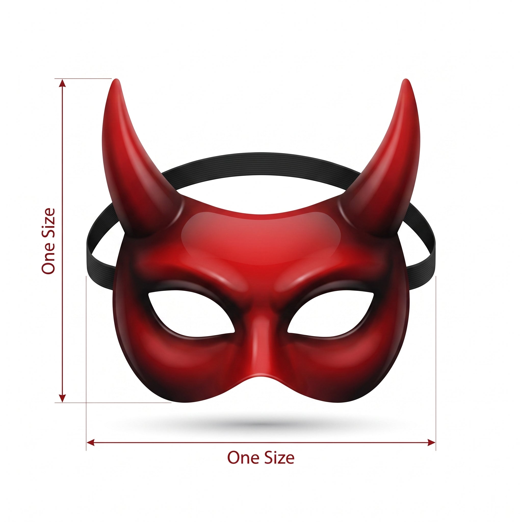 Horned Devil Halloween Fashion Mask