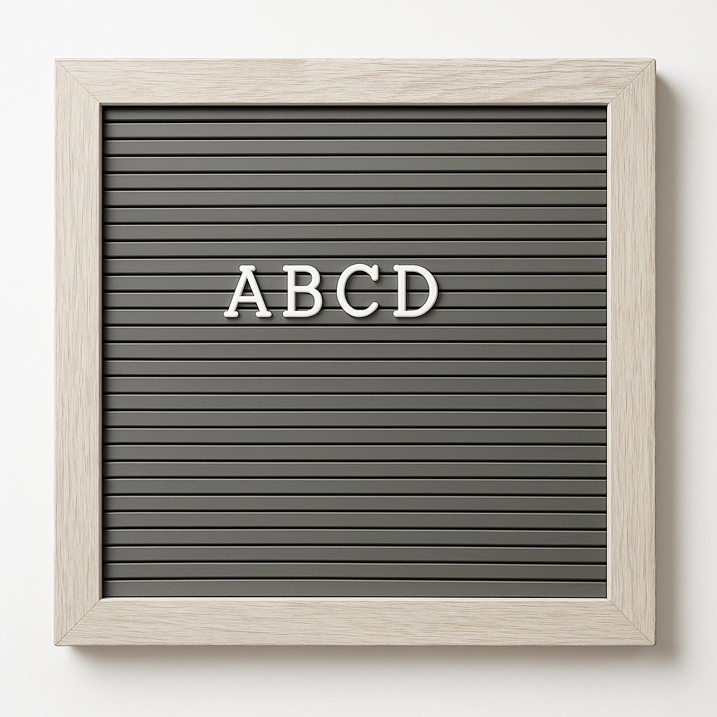 10" x 10" Letterboard - Perfect for Baby Showers