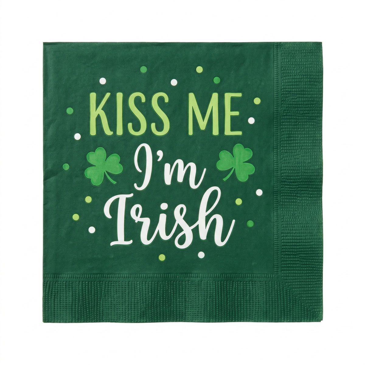 St. Patrick's Day Irish Blessings Beverage Napkins - 5 In. X 5 In.