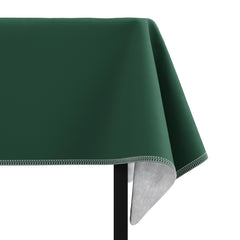 Dark Green Flannel Backed Table Cover 54 In. x 108 In.